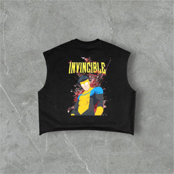 invincible bezerker drop tank top