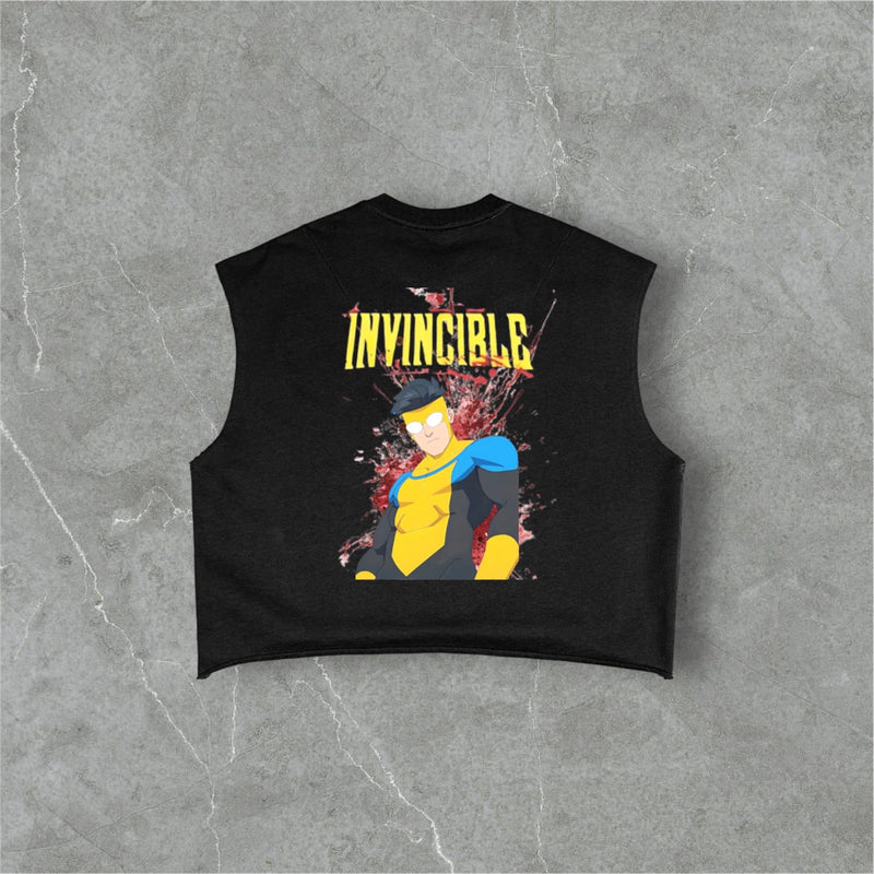 invincible bezerker drop tank top